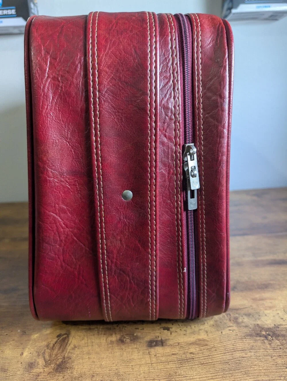 Vintage Samsonite Silhouette II Suitcase – Burgundy Red Carry On